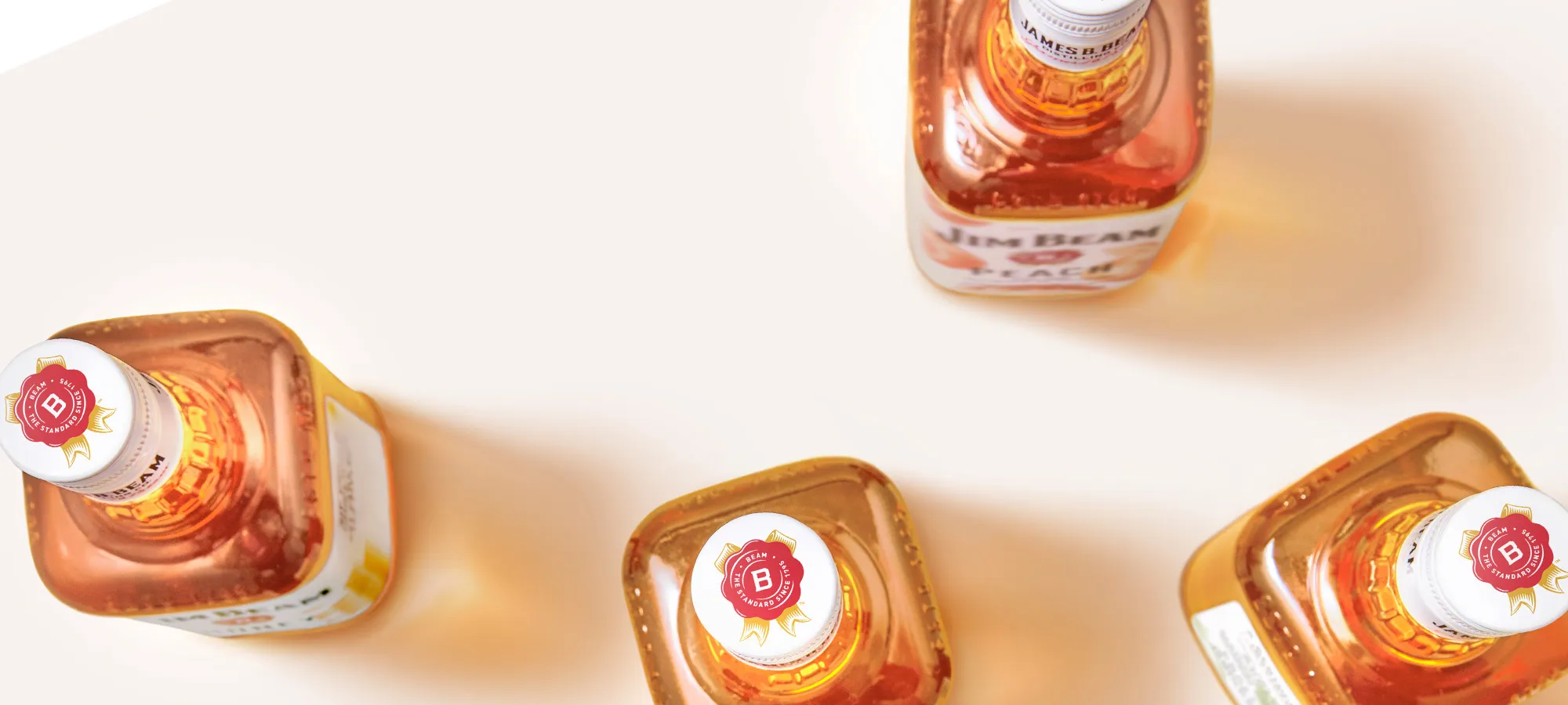 Vanilla Jim Beam bottles
