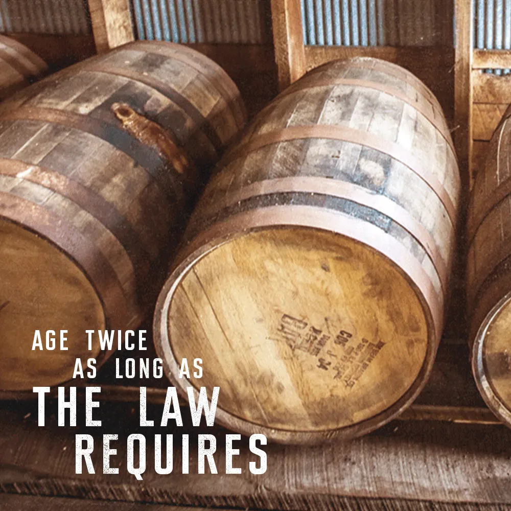 Barrels in the rackhouse