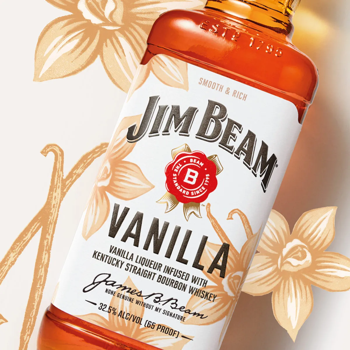 Vanilla liqueur bottle