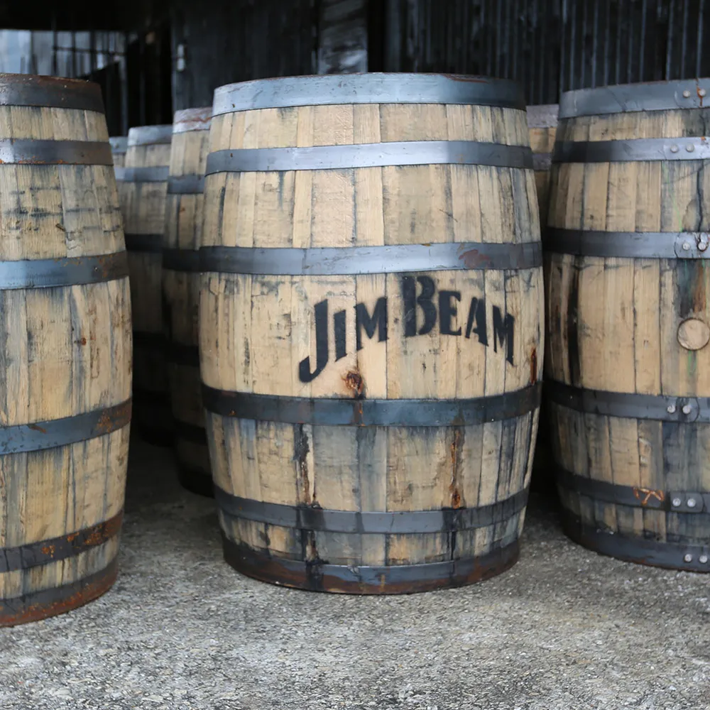 Jim Beam barrels