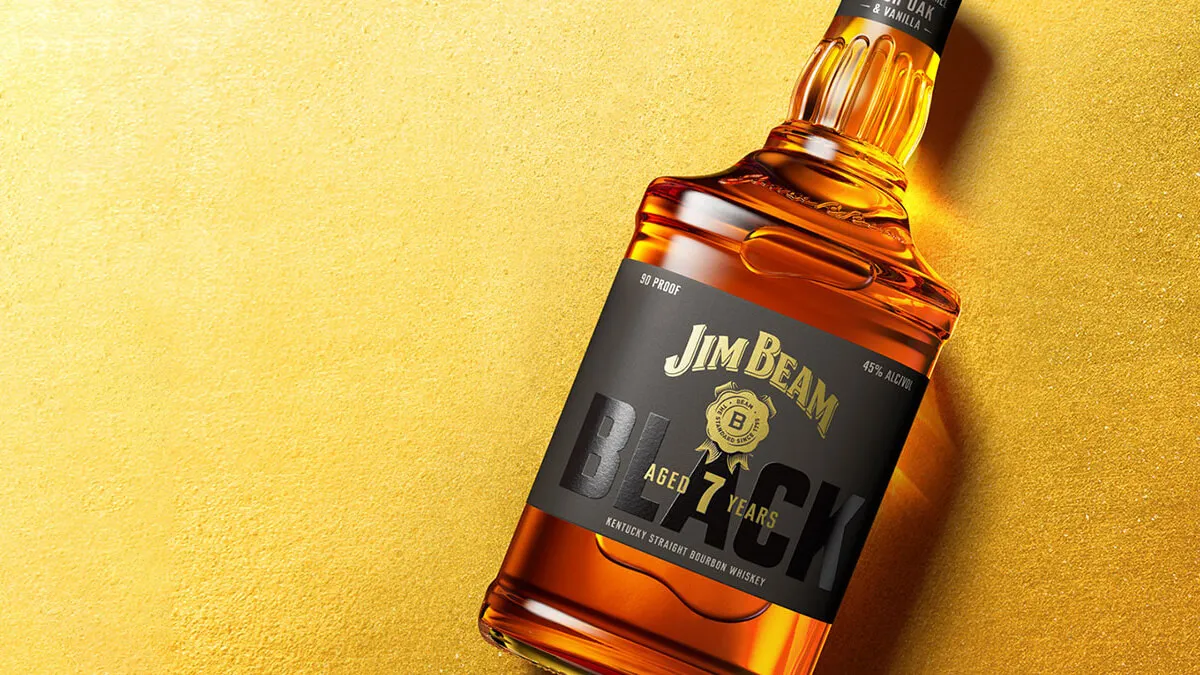 Jim Beam Black Premium Whiskey bottle