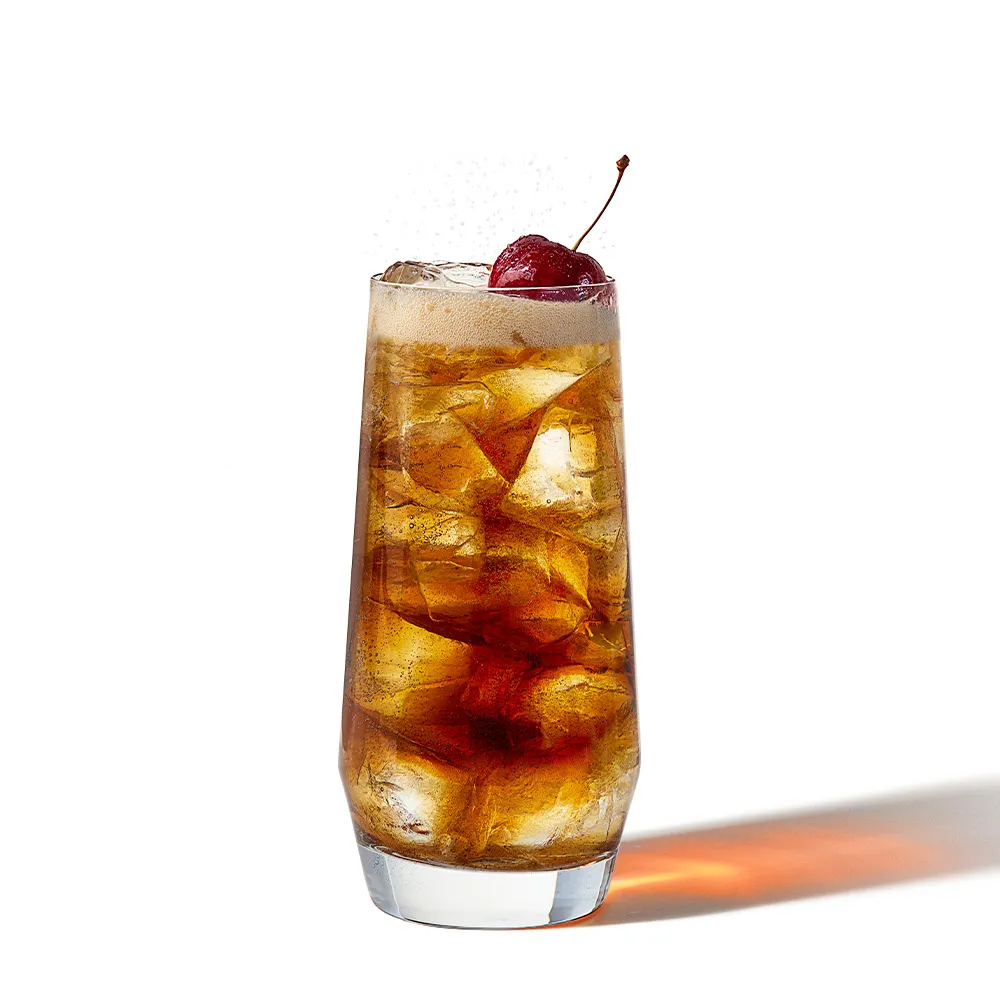 Jim Beam Black Cherry and Cola cocktail