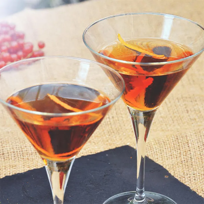 Jim beam manhattan cocktail