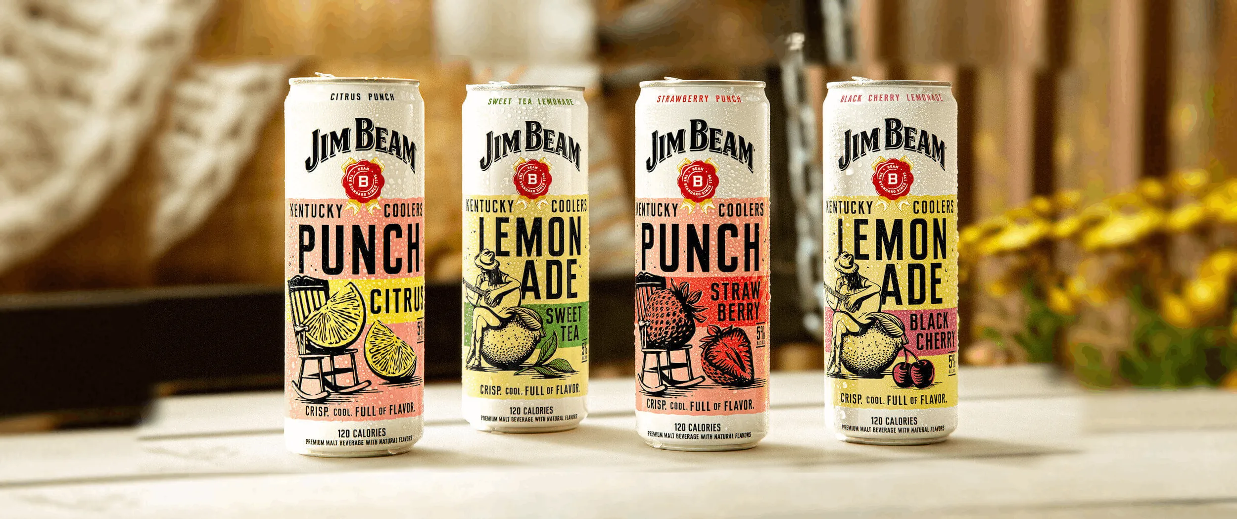 People with Jim Beam Kentucky Coolers shots cheers