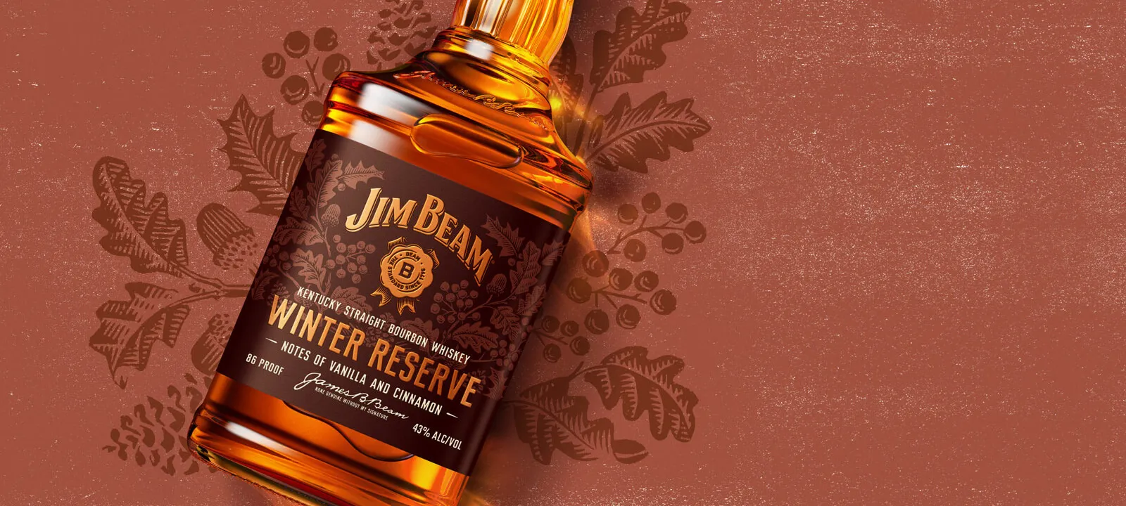 jim beam bourbon whiskey winter reserve