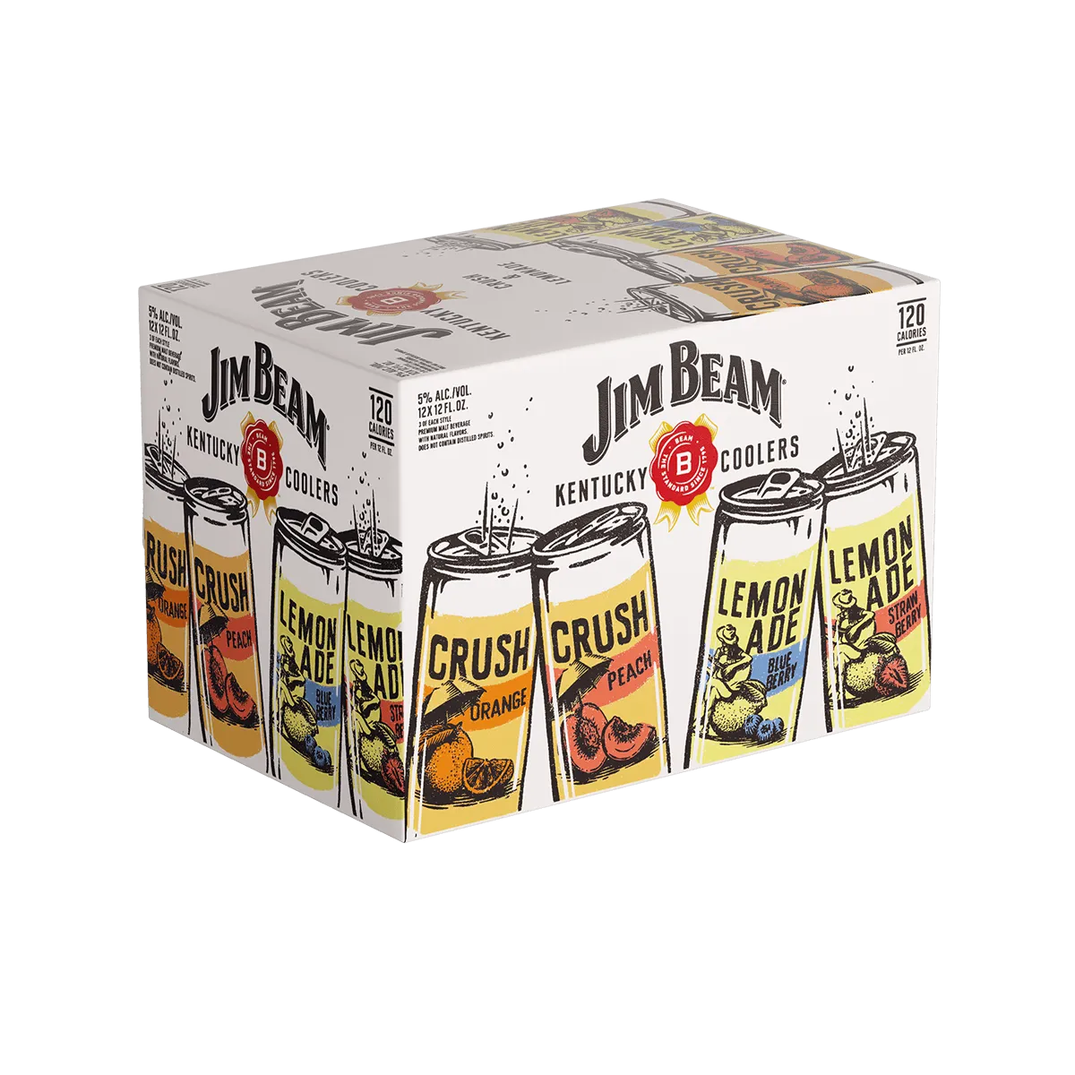 Jim Beam Kentucky Coolers Crush and Lemonade box