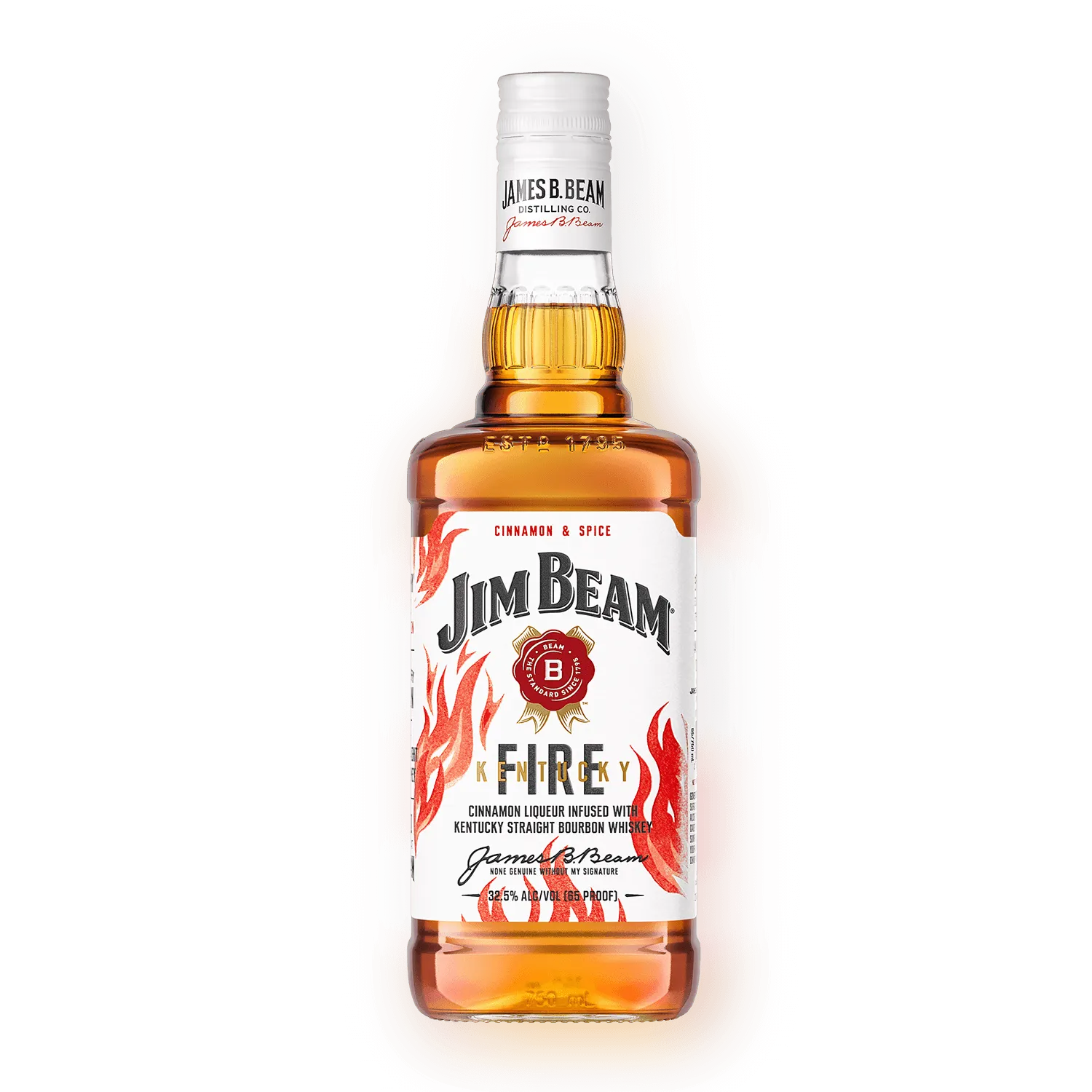 Jim Beam Kentucky Fire bottle