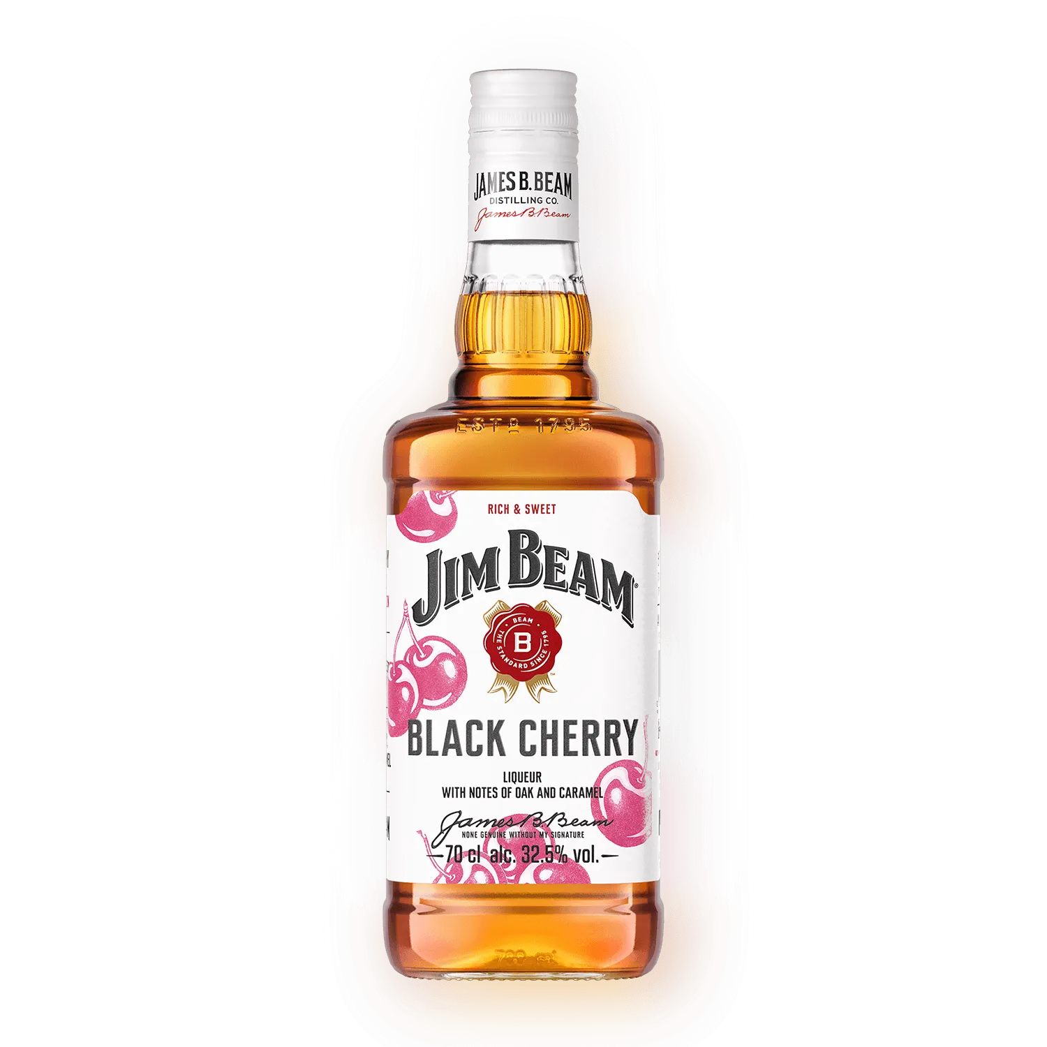 jim beam bottle bourbon whiskey black cherry