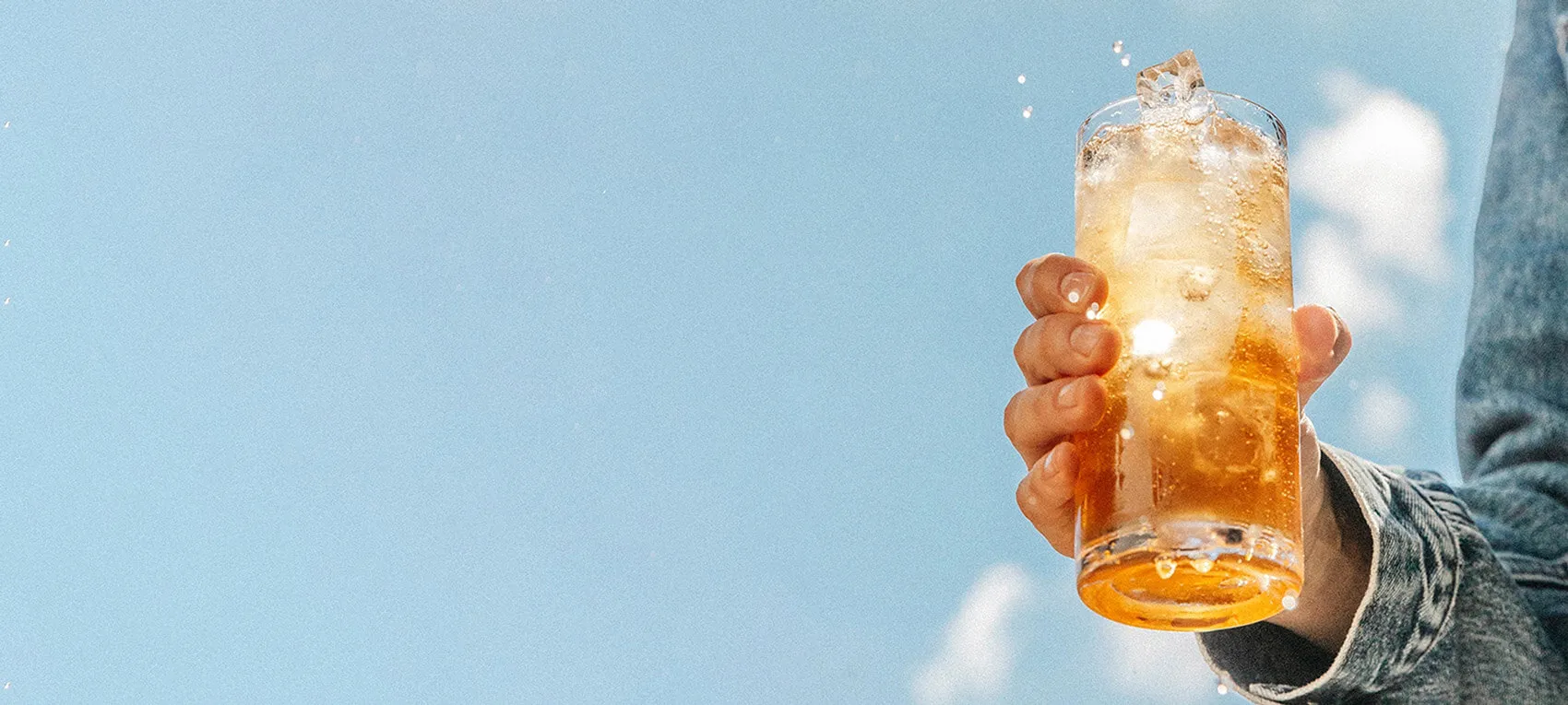 A refreshing cocktail of Jim Beam