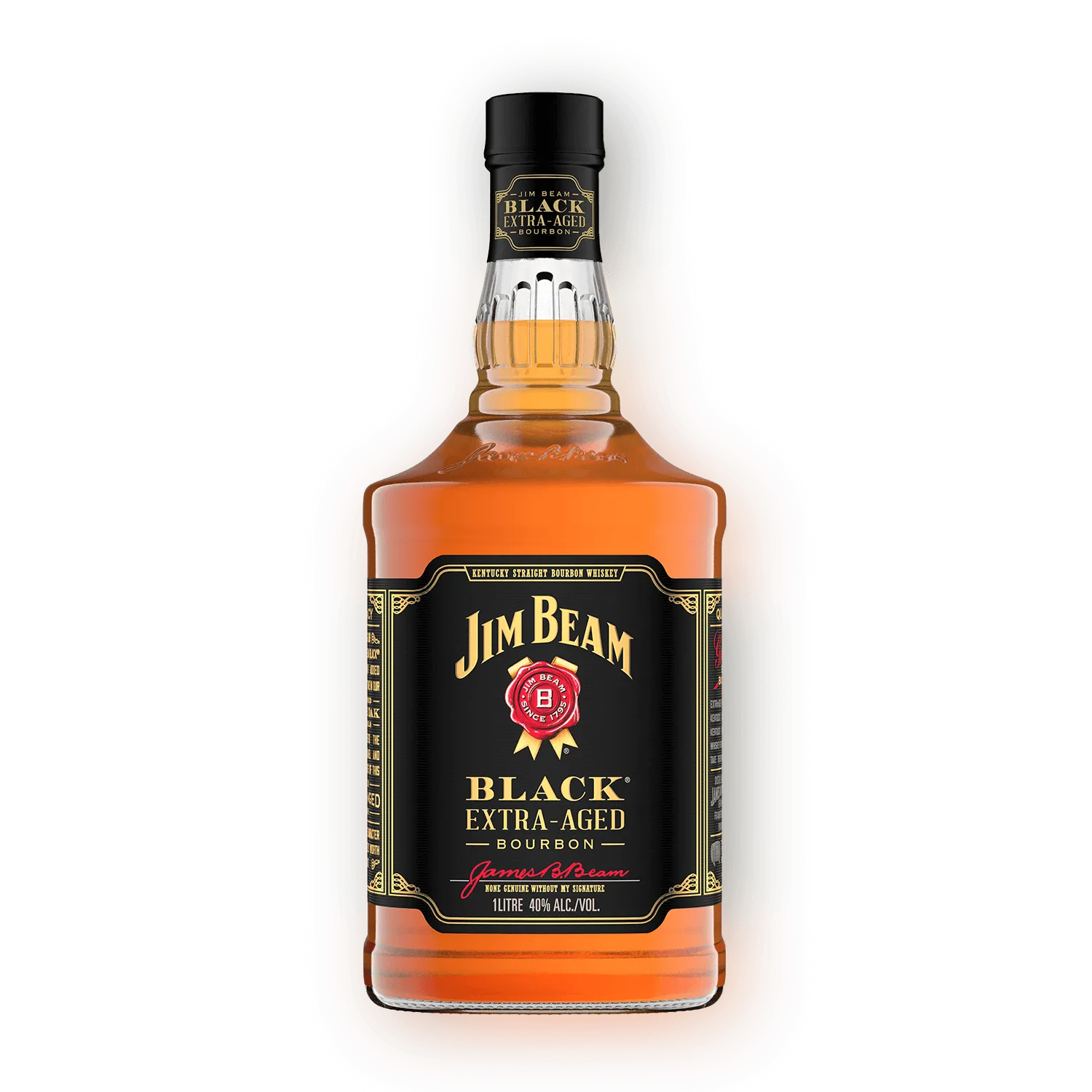 Jim Beam Bourbon Whiskey Black Bottle