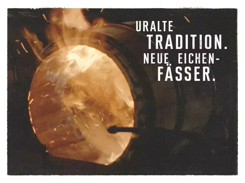 Fire Char inside Jim Beam Barrel